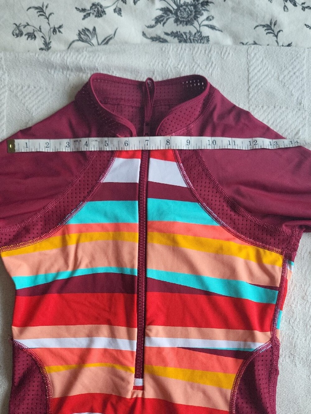 Body Glove Paradise Paddle Suit Long-Sleeve One-Piece SPF Colorful Swimsuit - Picture 13 of 16